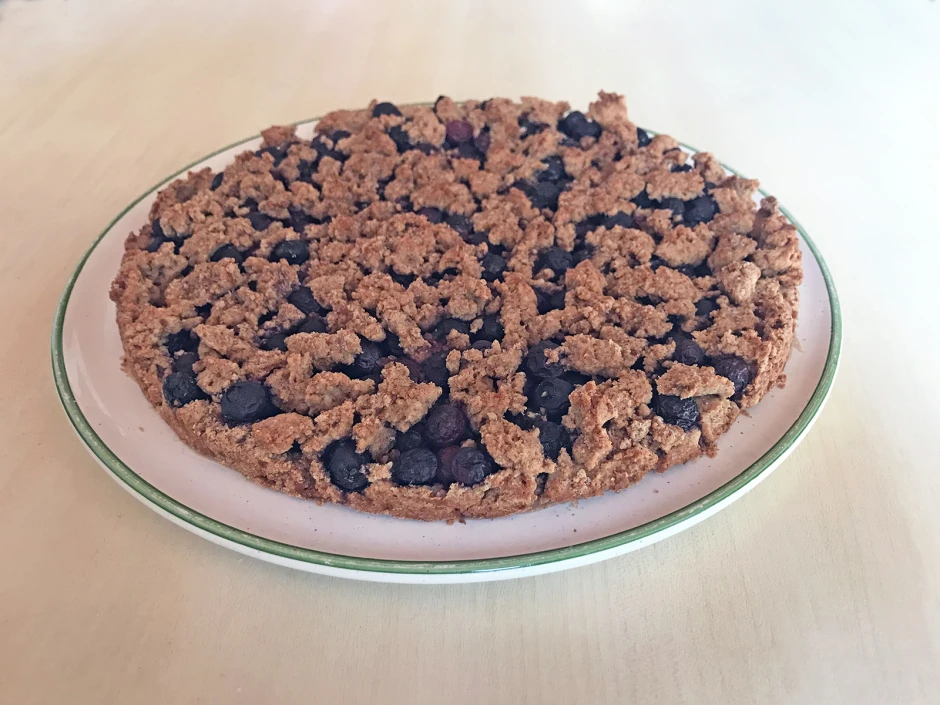 Heidelbeer-Kr&uuml;melkuchen