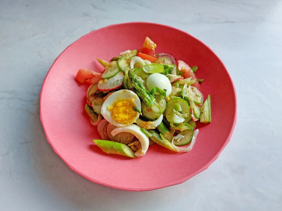 Spargel-Radieschen-Salat