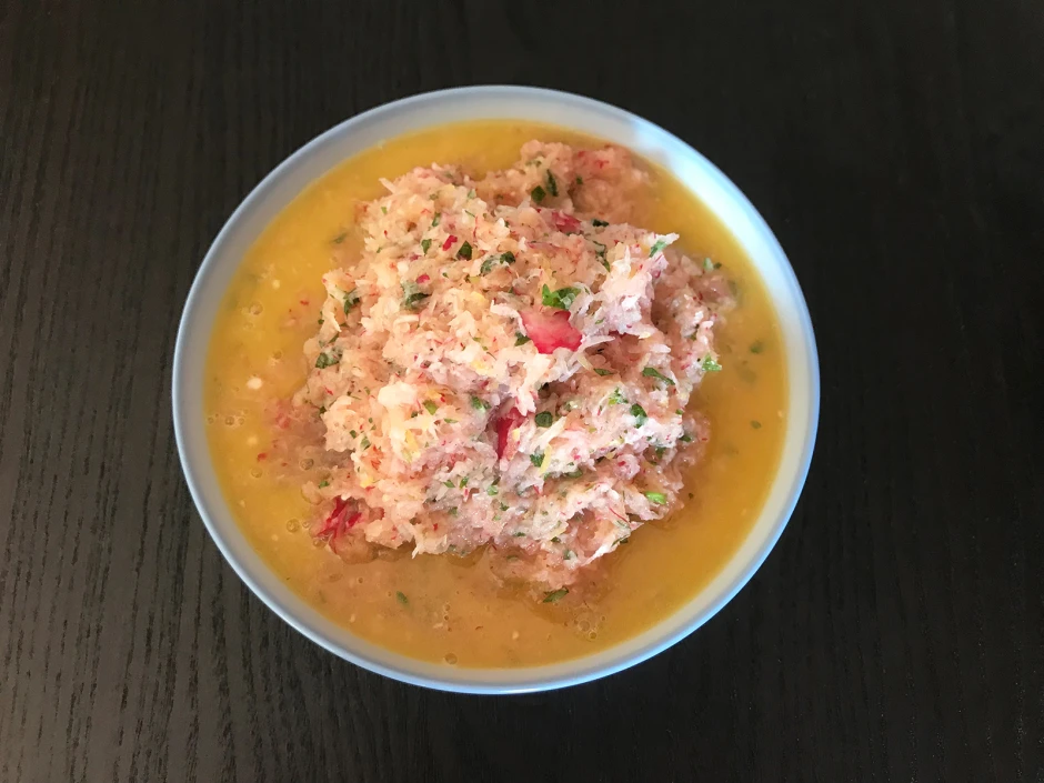 Radisalat mit Zitronenmelisse