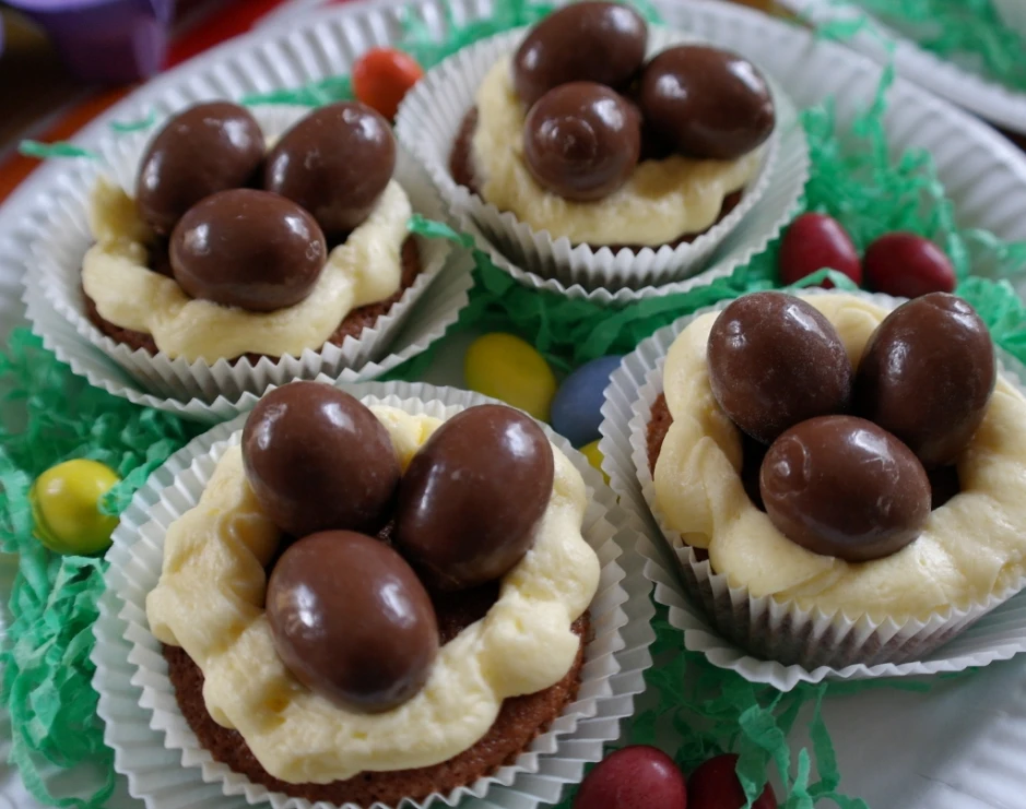 Osternest-Muffin