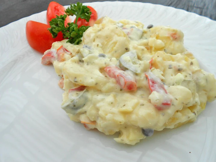 Kartoffelsalat mit gr&uuml;nem Pfeffer