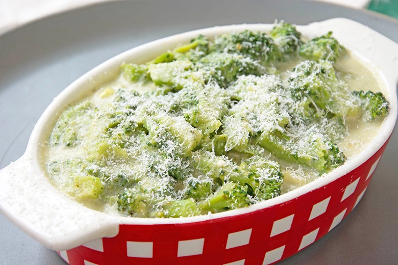 Brokkoliauflauf mit Kartoffeln