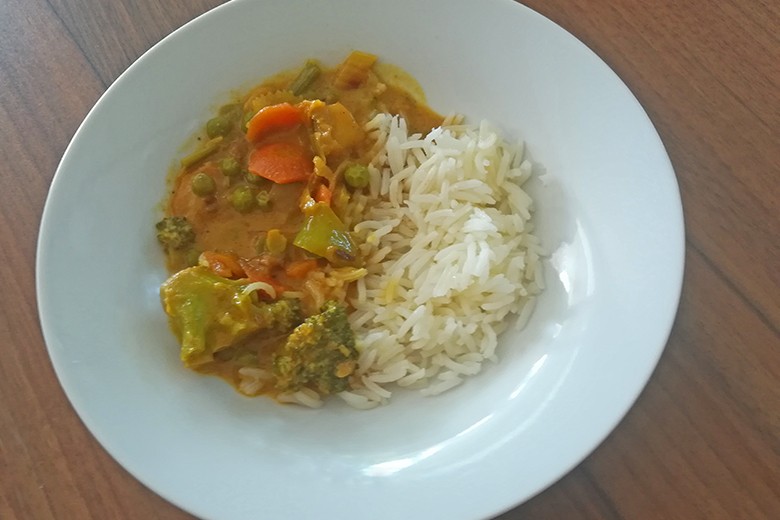 Curry mit Gemüse