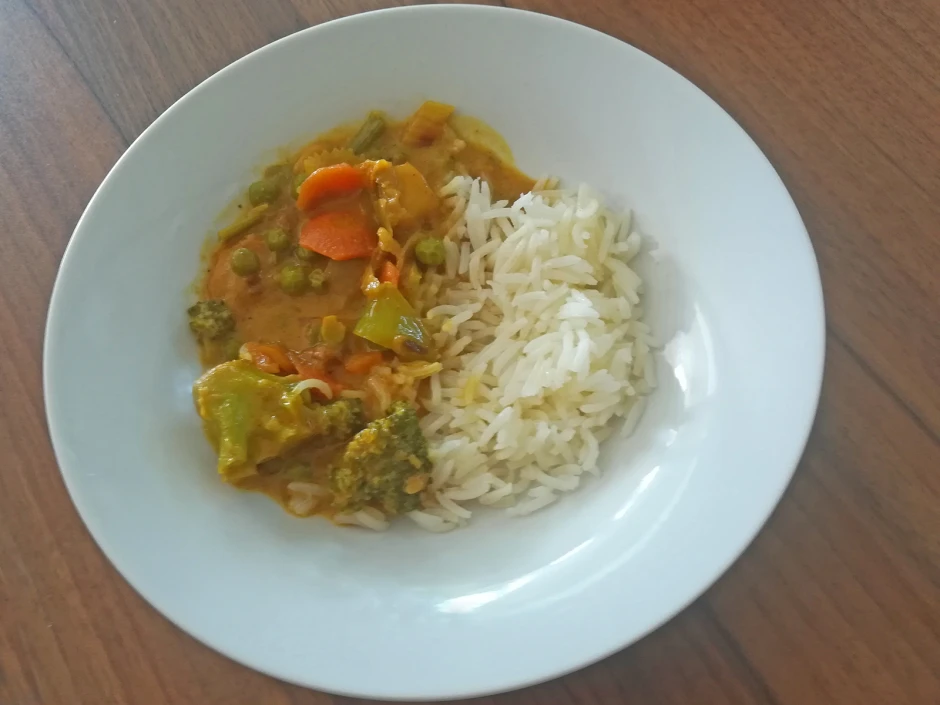 Curry mit Gem&uuml;se