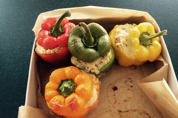 Gefüllte Paprika mit Feta