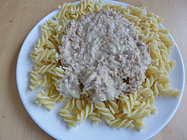 Nudeln mit Thunfisch