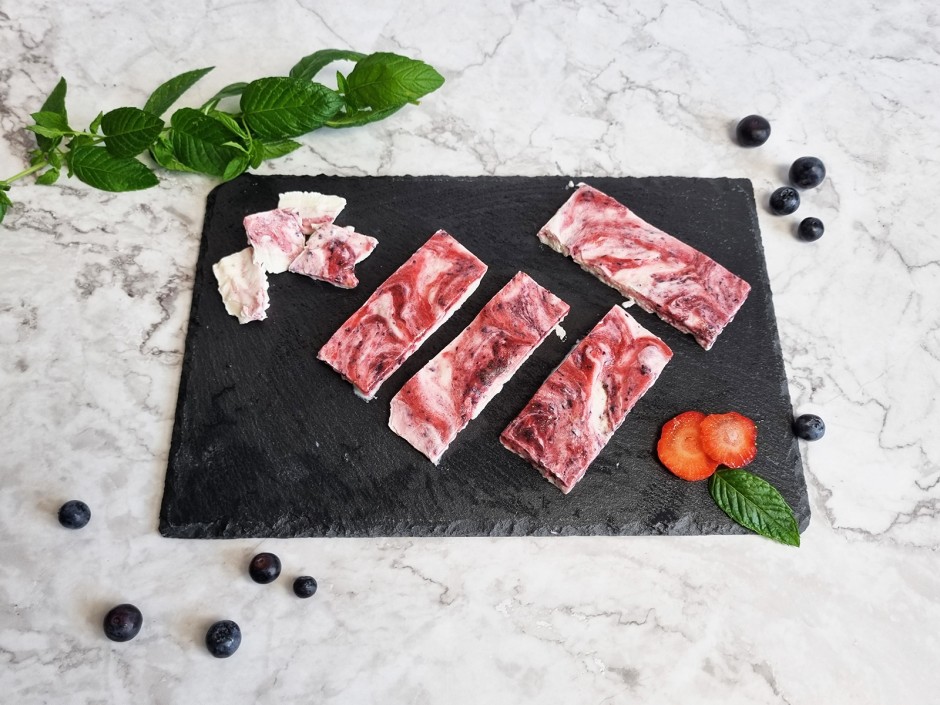 Frozen Joghurt Beeren Bars