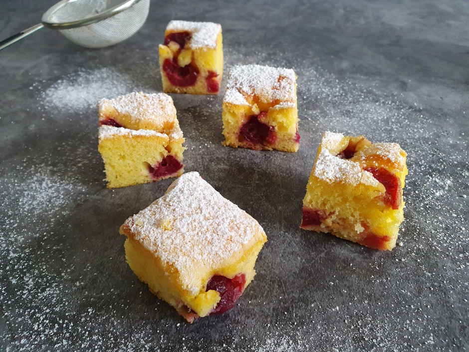 Kirschkuchen vom Blech