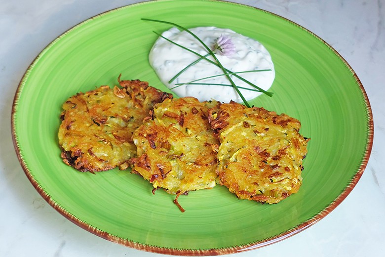 Erdäpfel-Zucchini-Laibchen