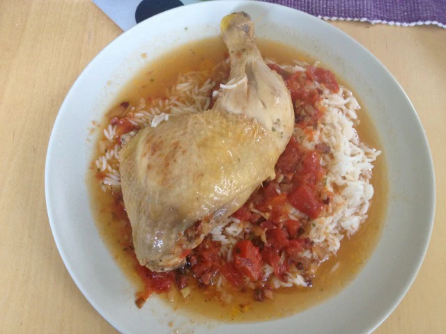 Hähnchen alla Cacciatore