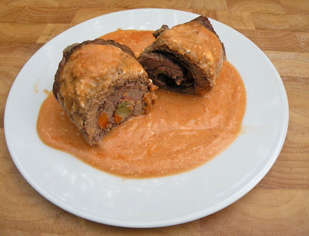 Rindsrouladen mit Sauce