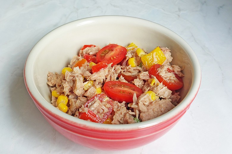 Thunfischsalat mit Tomaten