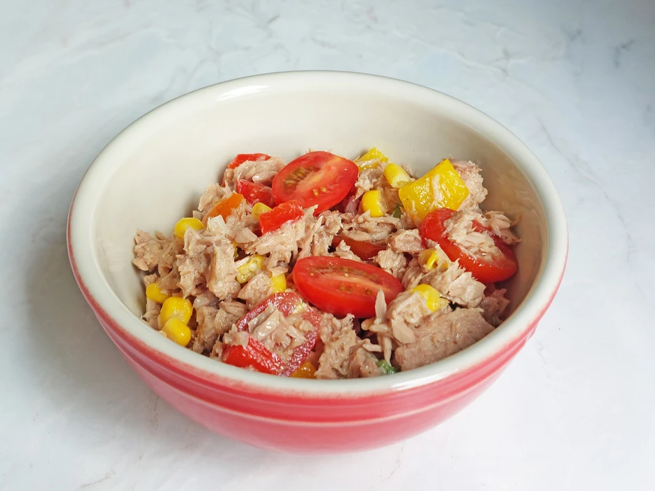 Thunfischsalat mit Tomaten