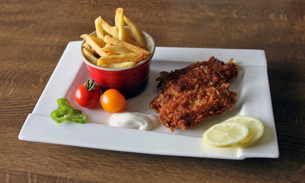 Hähnchennuggets in Knusperpanade
