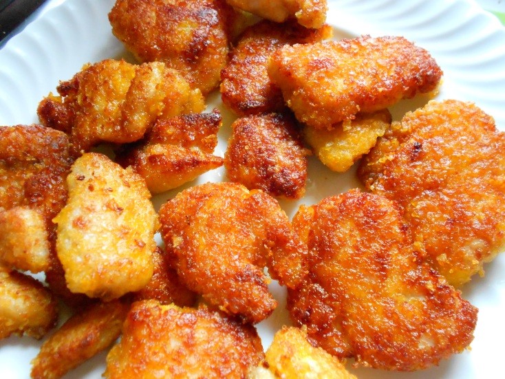 Hähnchennuggets in Knusperpanade