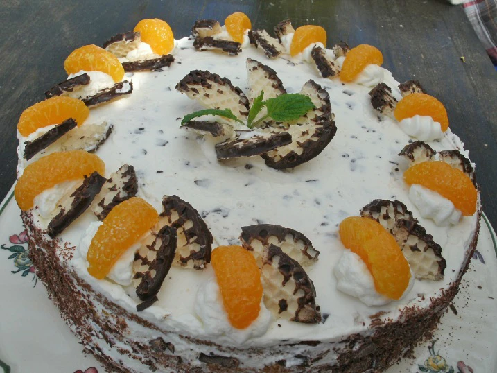 Fruchtige Schokokuss Torte