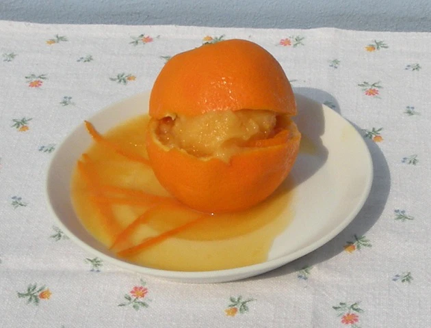 Orangensorbet