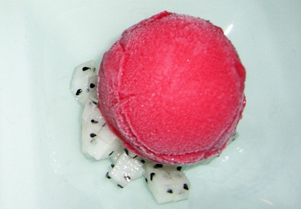 Erdbeersorbet