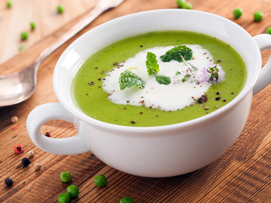 Erbsencremesuppe