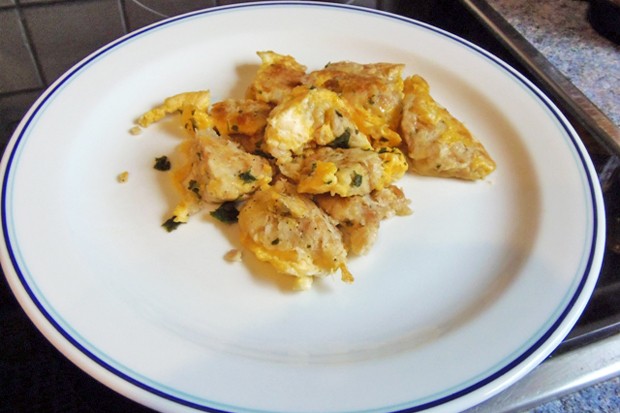 Knödel mit Ei