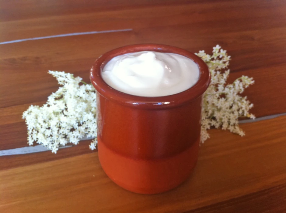 Holunderblüten Joghurt