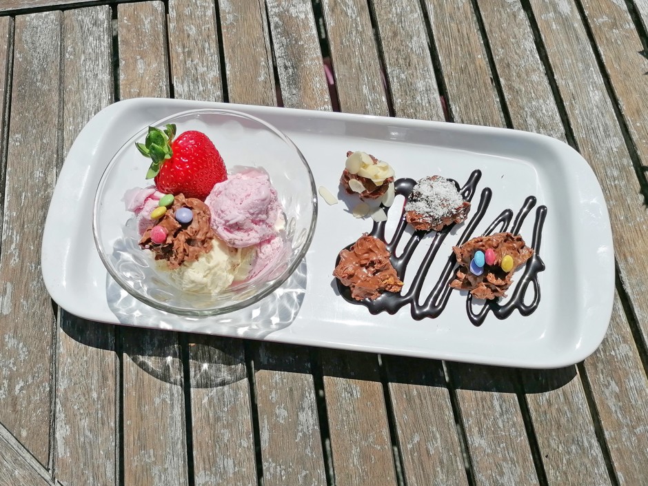 Schoko-Crossie Varianten mit Eis