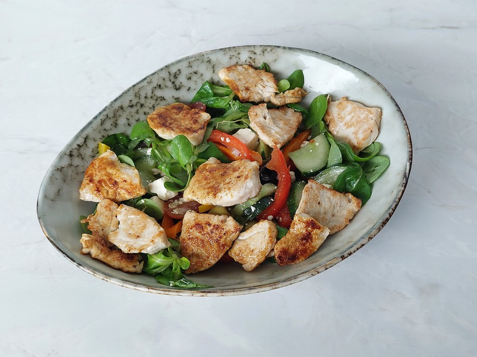 Hirtensalat mit Pute