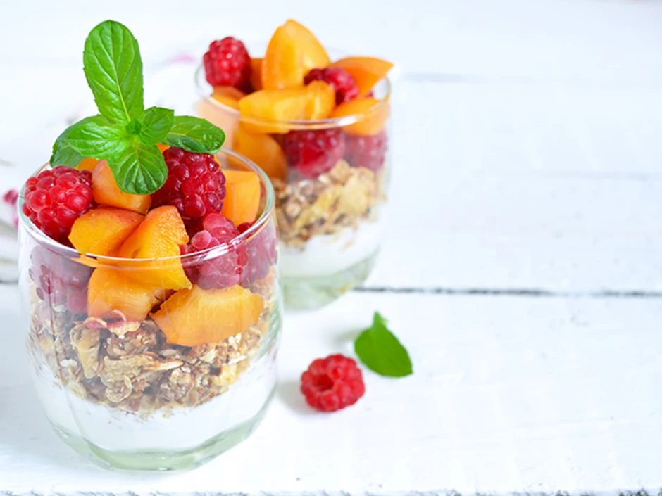 Knusper-M&uuml;sli-Melba