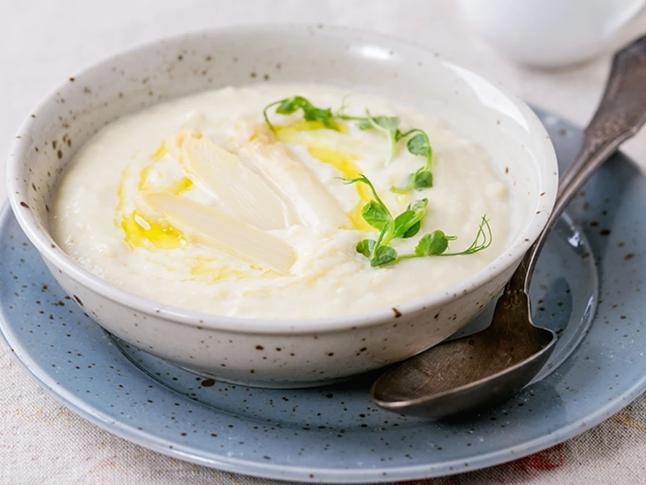 Spargelcremesuppe