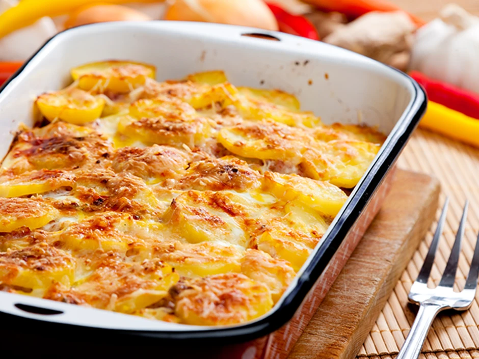 Pikantes Erd&auml;pfel-Gratin