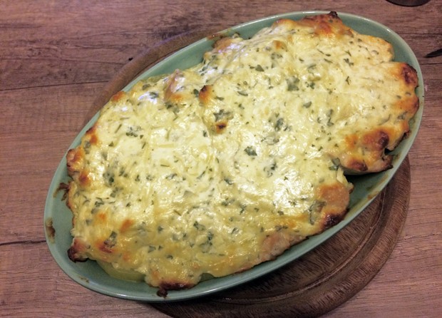 Überbackene Putenschnitzel