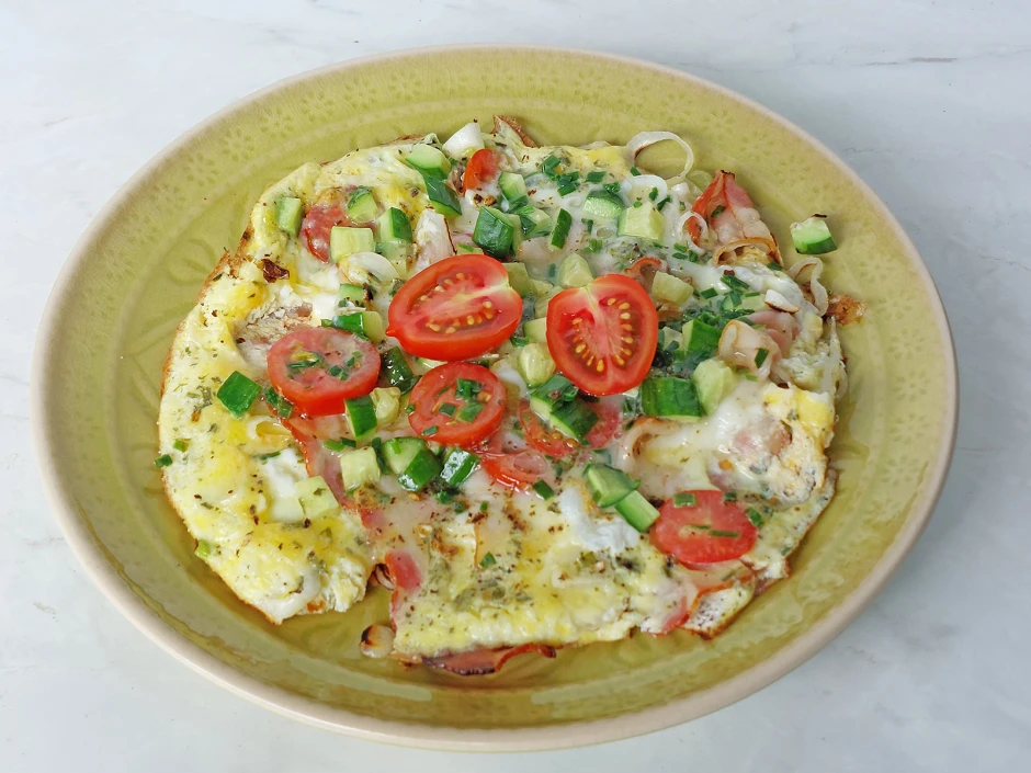 Zucchini-Omelette