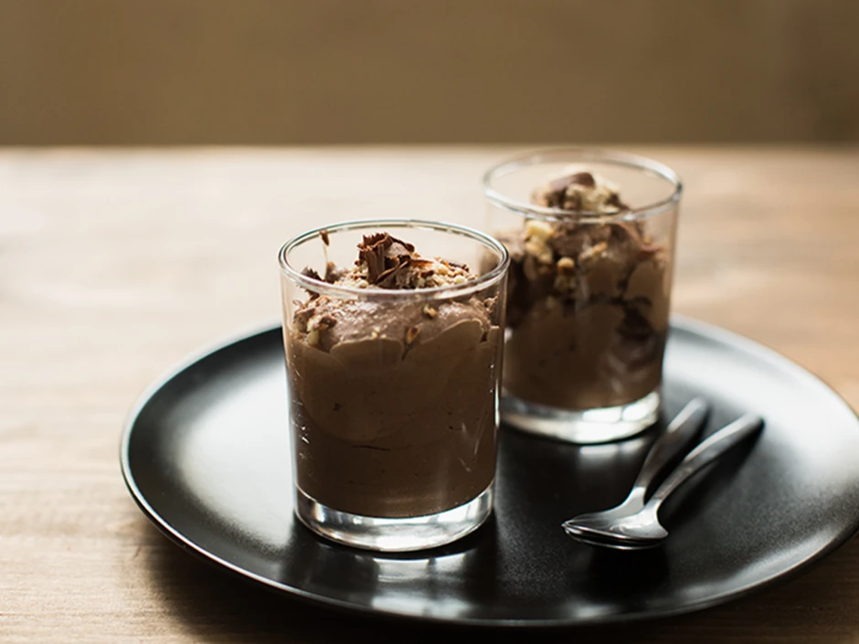 Mousse au chocolat mit Tofu