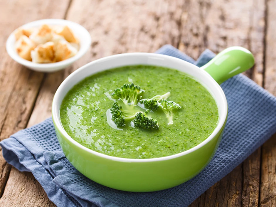 Schnelle Broccolicremesuppe