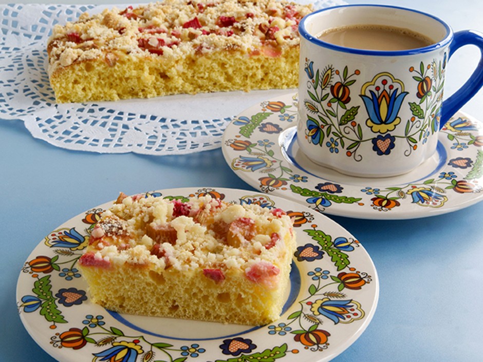 Rhabarberkuchen vom Blech