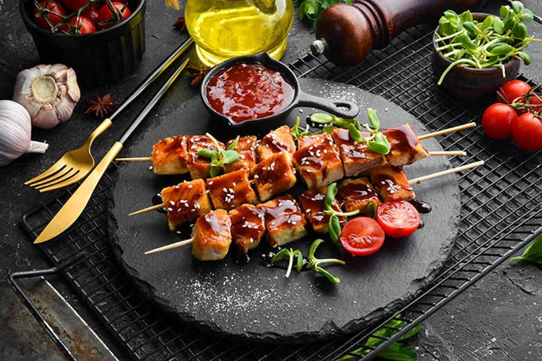 Teriyaki Hühnerspieße