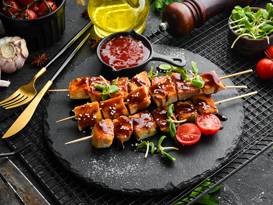 Teriyaki H&uuml;hnerspie&szlig;e