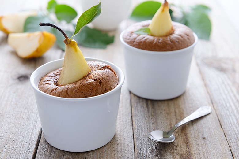 Nutella-Birne Muffin