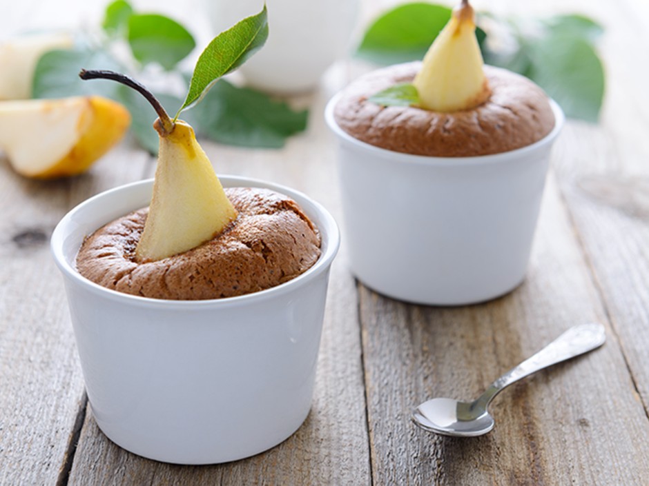 Nutella-Birne Muffin