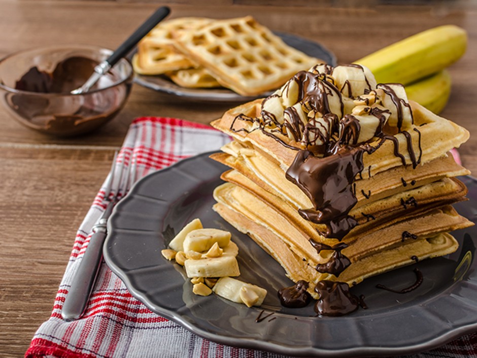 Bananenwaffeln