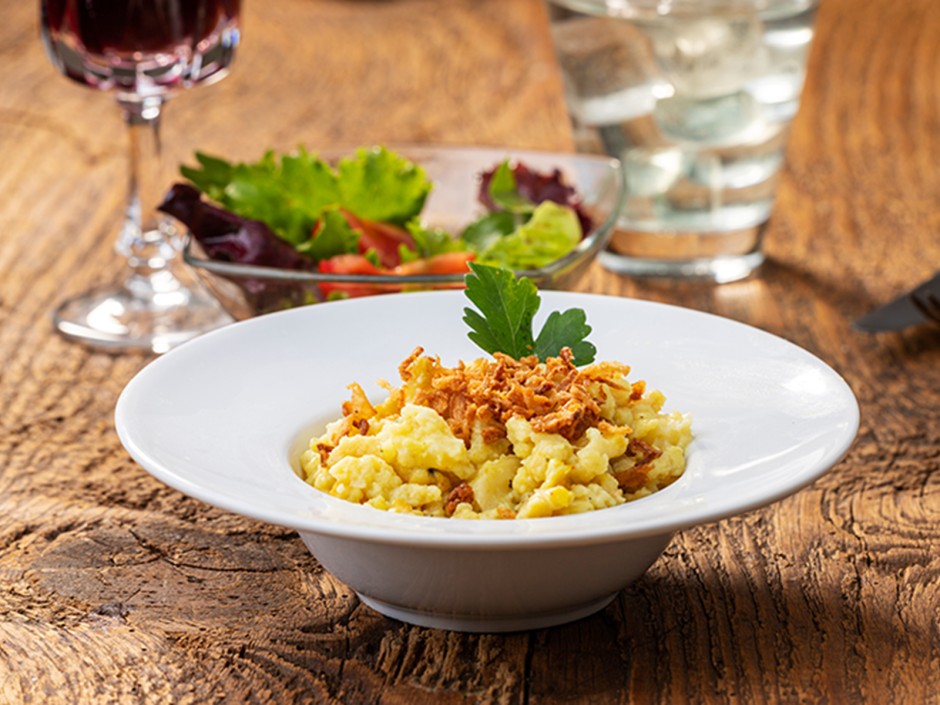 Einfache Käsespätzle