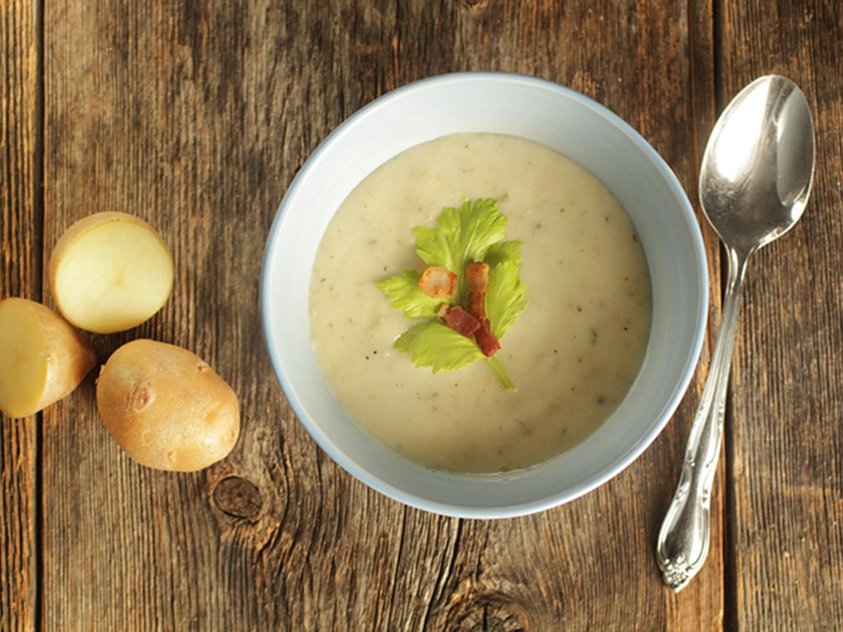 Einfache Kartoffelsuppe