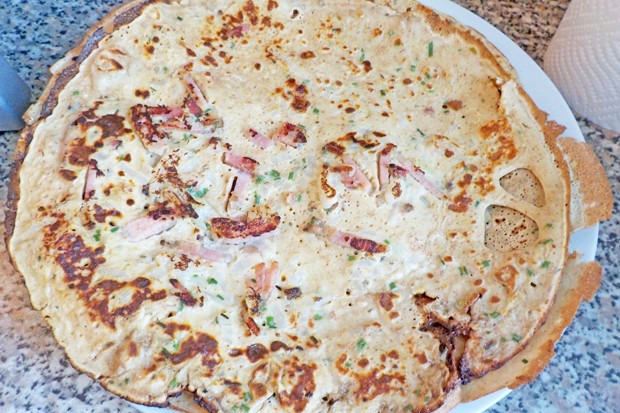 Dinkel-Speck-Palatschinken