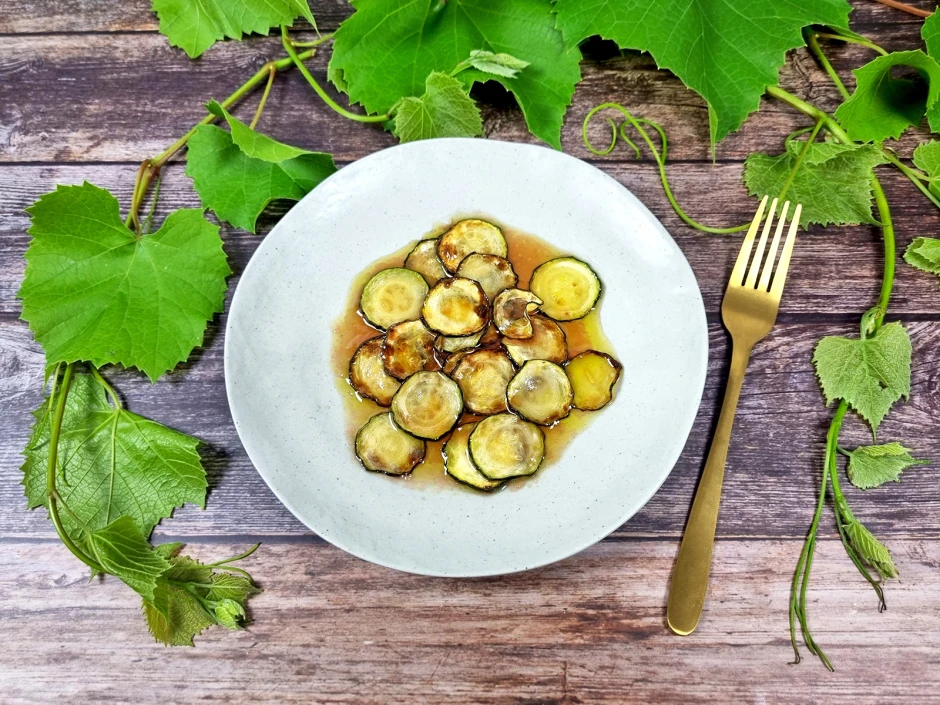 Marinierte Uhudler Zucchini