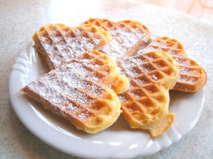 Joghurt Vanille Waffeln