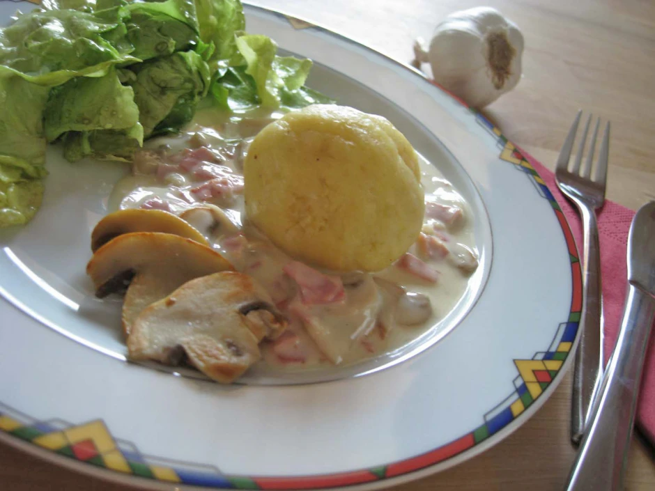 Champignon-Knoblauch Sauce