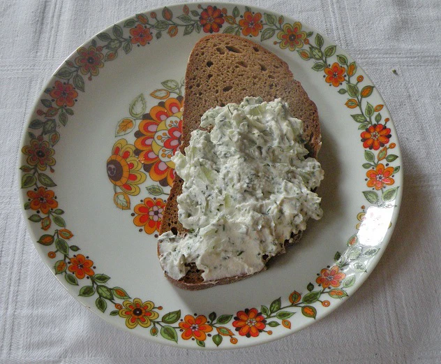 Knoblauch Quark mit Dill