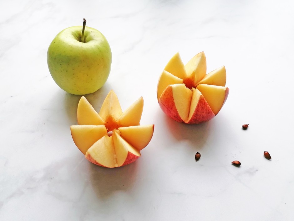 Zauberapfel schnitzen