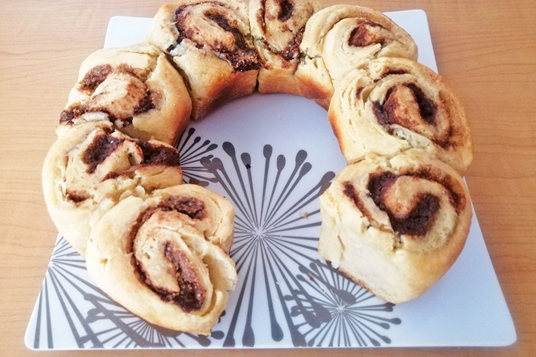 Zimtschnecken mit Backpulver aus dem Camping-Backofen