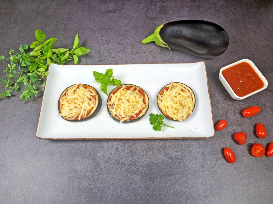 Melanzani-Mini-Pizzen